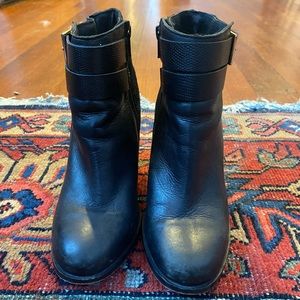 High heeled booties